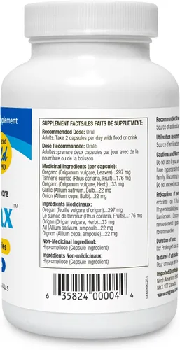 Miniatura 6 de NORTH AMERICAN HERB & SPICE OregaMax - 90 cápsulas vegi - Apoyo digestivo e inmunológico saludable - Suplemento de aceite de orégano P73 con ajo