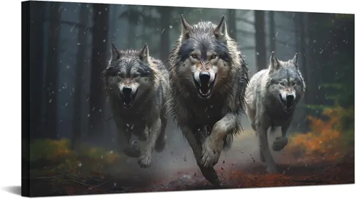 Miniatura 35 de YONICA Lienzo de pared de animales de la naturaleza, pintura de pared de águila, impresión artística de águila calva voladora impresa en lienzo
