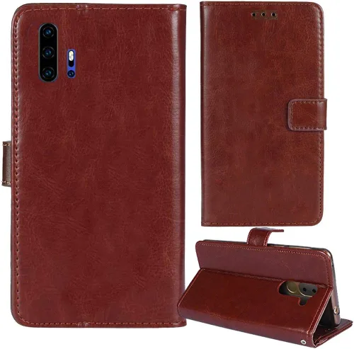 Miniatura 9 de Soporte Premium Retro Business Flip Funda de cuero Protector para UMIDIGI F2 6.53 "Protección Teléfono Cubierta de la piel Folio Libro Ranura
