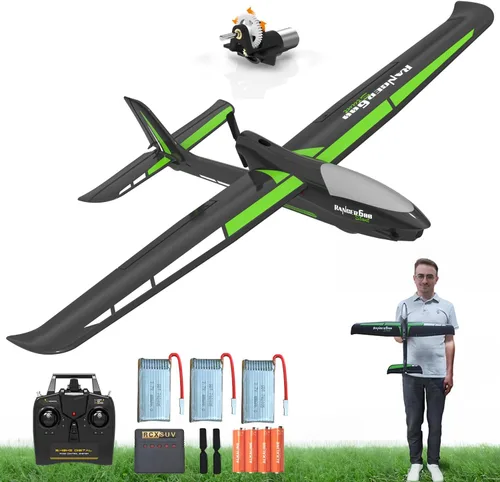 VOLANTEXRC - Avión RC de nueva versión, avión de control remoto para adultos, avión RC de 4 canales con construcción de espuma duradera, 3 modos de