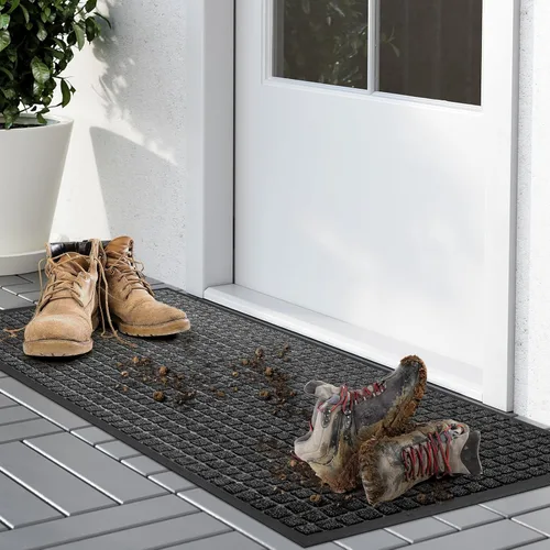 Miniatura 2 de Kuyal Alfombra para Puerta Delantera, Alfombra de Puerta de 2'*3' para Entrada Interior y Exterior, Alfombras de Bienvenida Impermeables