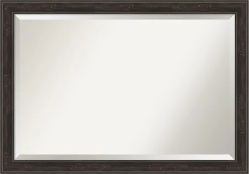 Miniatura 99 de Amanti Art - Espejo con marco para el tocador o para montar en la pared del baño, medidas en pulgadas Grano de café marrón