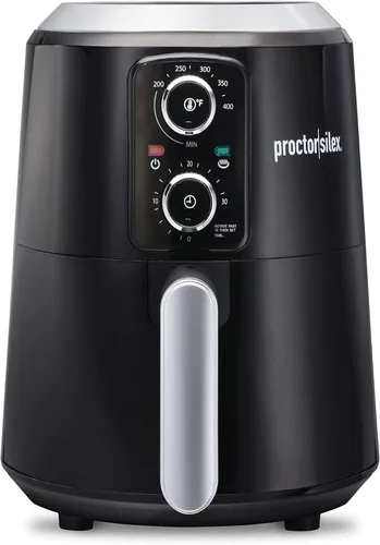Miniatura 9 de Proctor Silex Horno freidora de aire de 5.8 cuartos de galón con control de temperatura, temporizador de 60 minutos, cesta antiadherente, 1700 W