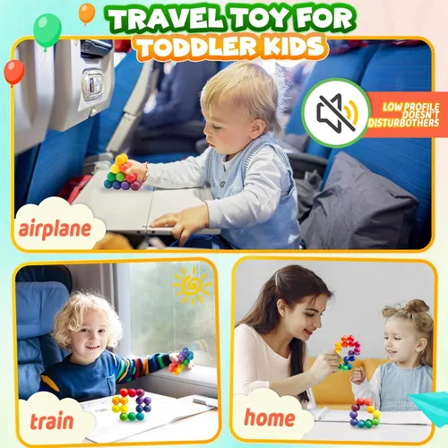 Miniatura 3 de Juguetes sensoriales para autismo Huevos de Pascua de ansiedad para niños pequeños, relleno de cesta de Pascua para niños, bola de ansiedad