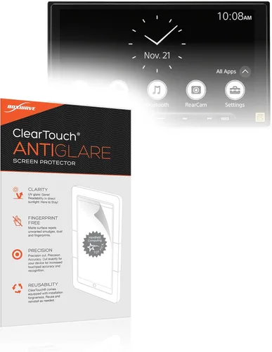 BoxWave Protector de pantalla compatible con Sony XAV-9000ES – ClearTouch Anti-Glare (2 unidades), antihuellas mate