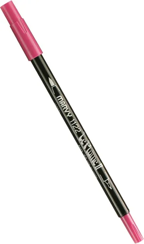 Miniatura 68 de Uchida 1122-C-3 Marvy Extra Fine Tip Le Plume II Rotulador de doble punta, azul