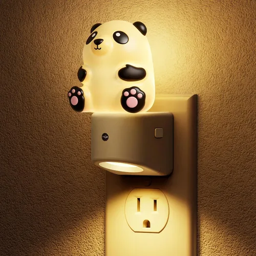Miniatura 15 de L LOHAS LED - Luz nocturna enchufable para niños, luces nocturnas 3D de cachorros lindas con sensor de atardecer a amanecer, 1600K/2700K/5000K 3CCT