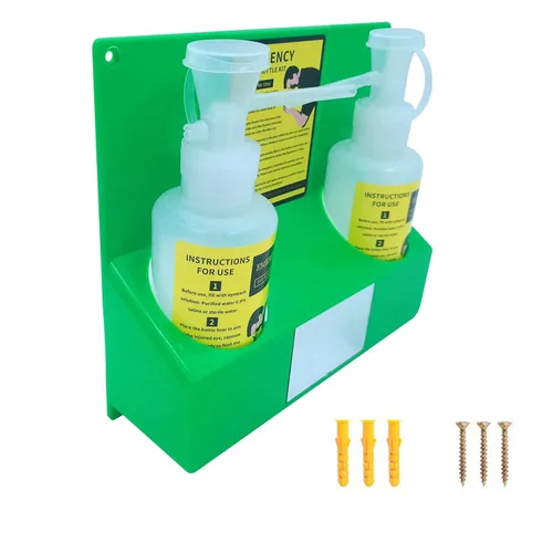 Miniatura 3 de Estación de lavado de ojos portátil de emergencia, kit de lavado de ojos de emergencia aprobado por la OSHA, estación de lavado de ojos montado