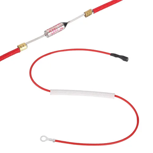 Miniatura 9 de MECCANIXITY Fusible universal de temperatura para olla de arrocera, 158.0 °F 10 A 250 V Fusible térmico de metal con terminal y terminal de anillo