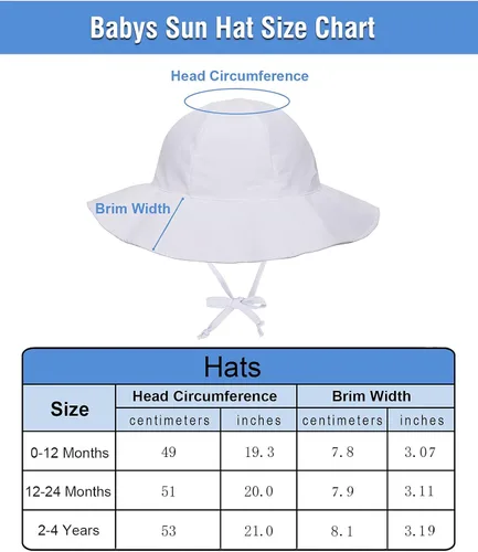 Miniatura 5 de SimpliKids UPF 50+ UV Ray Sun Protection Wide Brim Baby Sun Hat