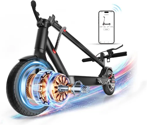 Miniatura 12 de Electric Scooters - Electric Scooter for Adults, 500W/1500W Motor, 18/21/25 Max MPH, 21/28 Miles Range, APP Control, Cruise Control, Lightweight