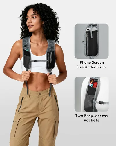 Miniatura 2 de WATERFLY Mochila pequeña y ligera y plegable: 15L Mini mochila de senderismo plegable - Mochila de día compacta ultraligera para mujeres y hombres