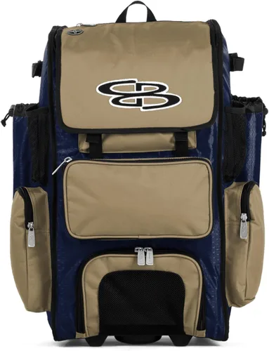 Miniatura 62 de Boombah Rolling Superpack - Bolsa para equipo de béisbol/sóftbol, varios colores, mango telescópico y capacidad para 4 murciélagos, versión