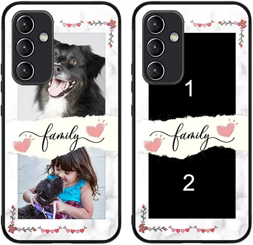 Miniatura 594 de Funda de teléfono personalizada para Samsung Galaxy S22+ / S22 Plus 5G, funda de TPU suave de vidrio templado antiarañazos personalizada con foto