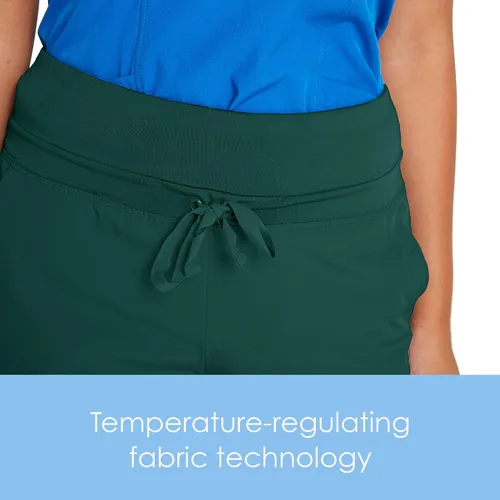 Miniatura 4 de BARCO One. Pantalón de uniforme médico, de pierna recta, tipo cargo, con 4 bolsillos, para mujer.