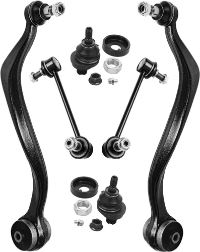 Miniatura 80 de Detroit Axle - Kit de brazos de control de extremo delantero 4WD para Ford 04-08 F-150, 06-08 Lincoln Mark LT, 4 extremos de barra de acoplamiento