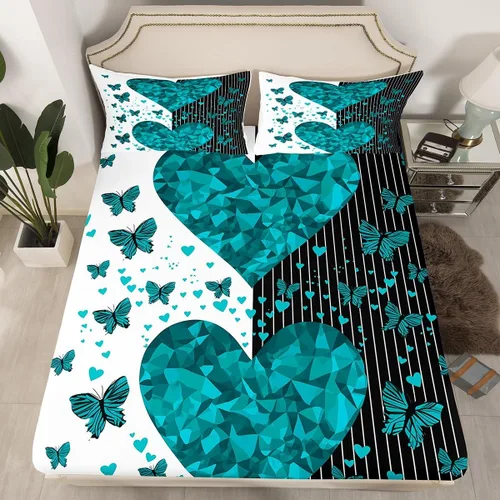 Miniatura 7 de Juego de sábanas bajeras de elefante bohemio, juego de ropa de cama bohemio con estampado de animales de safari africanos para niños, hombres