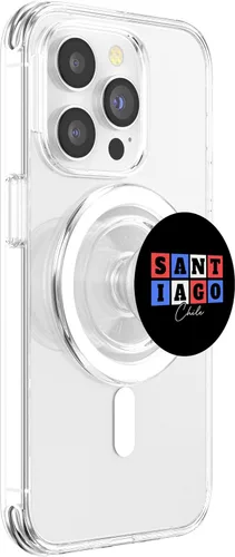 Miniatura 3 de Santiago Chile Travel Vacation Souvenir PopSockets MagSafe PopGrip for iPhone
