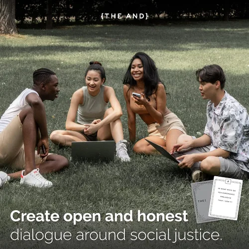 Miniatura 4 de Edición sobre racismo - 199 tarjetas de discusión de pensamiento crítico sobre justicia social, equidad racial y prejuicios - Crea un diálogo