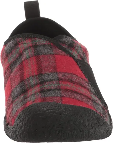 Miniatura 2 de KEEN Pantuflas casuales Howser Wrap para mujer, negro, rojo, cuadros (Red PlaidBlack)
