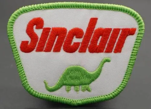 Sinclair Auto Centers Racing Logo Gas Oil Fuel Mechanic Car Classic Motorsports 3.1" Coser Parche bordado para ropa