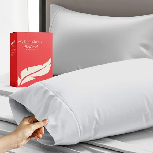 Miniatura 17 de Juego de sábanas 100% algodón egipcio para cama individual, sábanas de lujo de la serie 600 refinadas para cama de tamaño individual