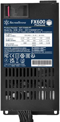 Miniatura 15 de SilverStone Technology - Fuente de alimentación ATX flexible de 350 watts con cables fijos y 80 Plus Gold con conector PCIe de 6 pines