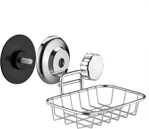 Miniatura 7 de SANNO Soporte de jabón con ventosa, bandeja para jabonera, barra de jabón para esponja de jabón para pared de ducha, baño, bañera y fregadero