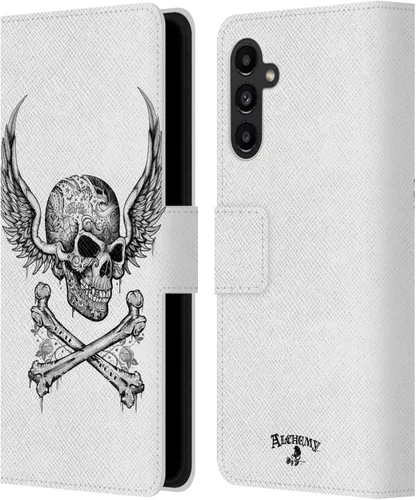 Miniatura 14 de Head Case Designs Officially Licensed Alchemy Gothic Black Romance Wing Leather Wallet Case Compatible with Samsung Galaxy A13 5G (2021)