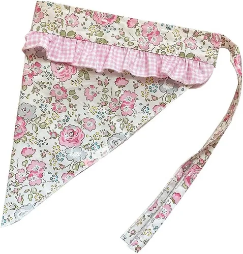 Miniatura 12 de Pañuelo con estampado floral, encantador, vintage, divertido, delantales para mujeres, niñas, pastel, jardín, pintura, delantales, diadema Delantal 7