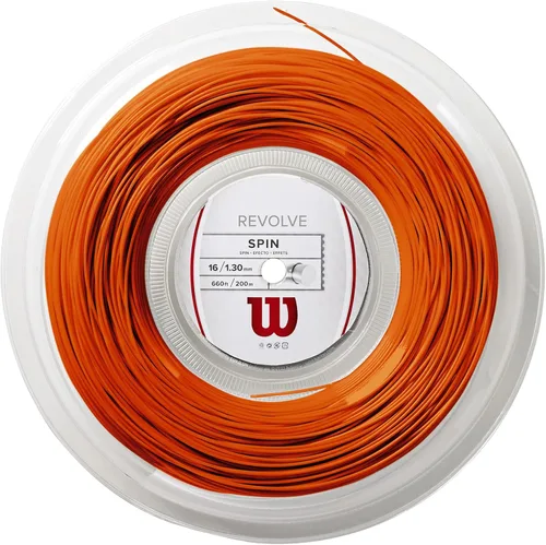 WILSON Cuerda de tenis Revolve - Set y carrete de 656.2 ft Naranja