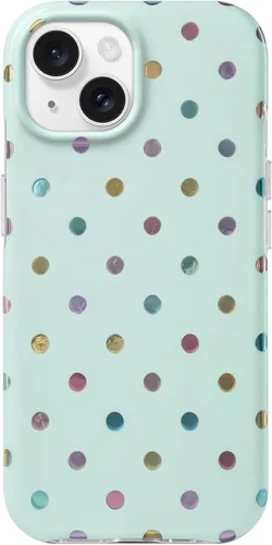 Miniatura 75 de Hython Funda para iPhone Air, diseño estético de lunares lindos, funda simple de 6.5 pulgadas, delgada, antiarañazos, parachoques de TPU suave, a
