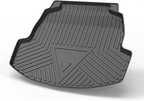 Miniatura 19 de YQ Alfombrillas para Toyota Tundra CrewMax Cab 2022-2026, TPE para todo tipo de clima, juego completo de 2 filas delanteras y traseras para Tundra