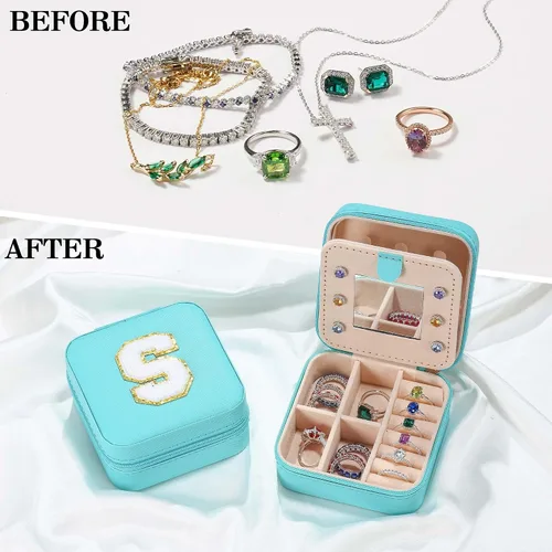 Miniatura 2 de Parima Regalos de despedida de soltera para mujeres, regalos de dama de honor para mujer, regalos únicos Esenciales de viaje de boda pequeño joyero