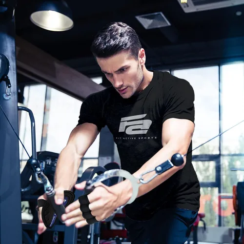 Miniatura 9 de Guantes de entrenamiento Fit Active Sports para el gimnasio - Agarres duraderos para el gimnasio y almohadillas de agarre - Acolchado de goma