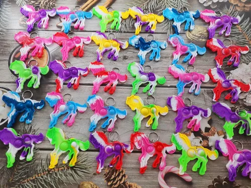 Miniatura 3 de Paquete de 20 mini juguetes para ansiedad con forma de caballo pequeño, para autismo, fiesta de cumpleaños, regalos para escuela, aula, adultos