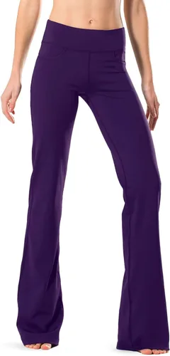 Miniatura 99 de Safort Pantalones de yoga con entrepierna de 28" 30" 32" 34"más amplios en la parte inferior para botas altas, 4 bolsillos, UPF50+