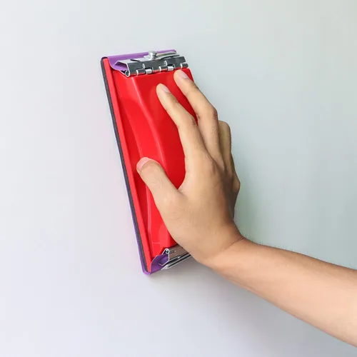 Miniatura 7 de Papel de lija de grano 80, 20 unidades, hojas de lija en seco y húmedo de 9 x 11 pulgadas, papel de arena abrasivo de alúmina púrpura para madera