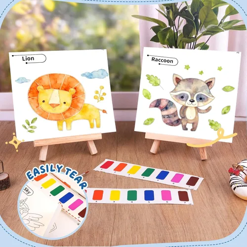 Miniatura 5 de YPLUS Libros de pintura con agua para niños pequeños, juguetes de arte y manualidades de pintura de acuarela, regalo para niños de 1 a 3, 2 a 4, 4 a