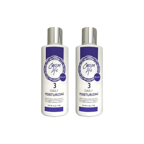 Carson Life Hidratante diario para mujeres – Loción hidratante para piel seca y sensible – Loción corporal y facial ligera de rápida absorción para