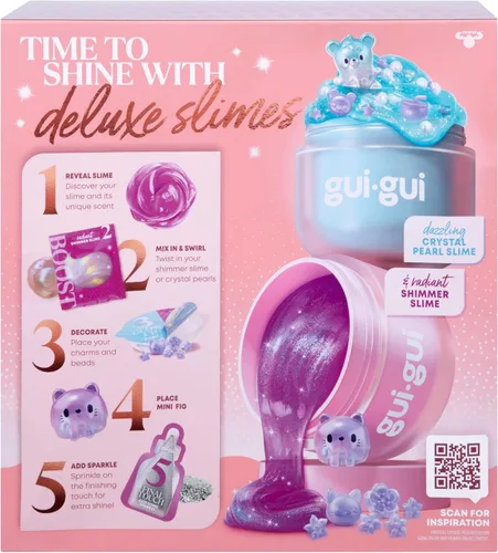 Miniatura 8 de Kit de Slime Gui Gui - Paquete de 2 Slimes Perfumados, Mantequilla y Nube, Proceso de Bricolaje de 5 Pasos para Personalizar tu Ultimate Slime