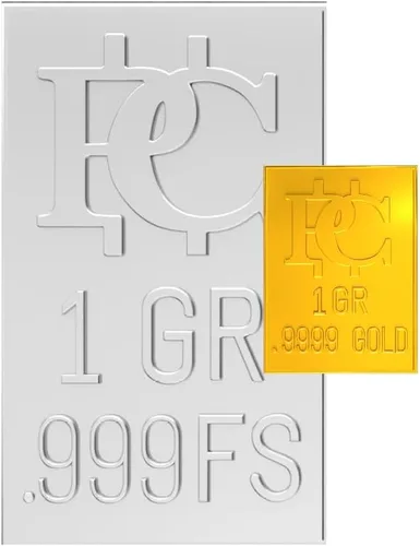La barra de lingotes de oro puro y plata se divide en barras de un grano. La plata fina de oro 9999 se aparte a lingotes individuales 1 grano cada