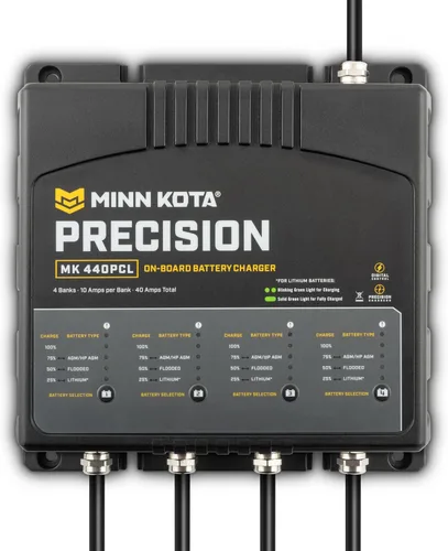 Miniatura 2 de Minn Kota Cargador de Precisión MK 440 PCL - 4 Banco x 10 amperios