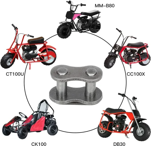 Miniatura 2 de YOXUFA #35 Enlace Conector Maestro de Cadena de Rodillos para Coleman CT100U CC100X Baja Doodle Bug DB30 Motovox MBX10 MBX11 Monster Moto Mega Moto