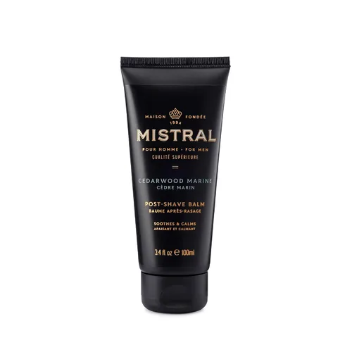 Miniatura 8 de Mistral Bálsamo para después del afeitado, ginebra salada - 3.4 onzas líquidas Hidratante para después del afeitado para hombres con aloe y aceite