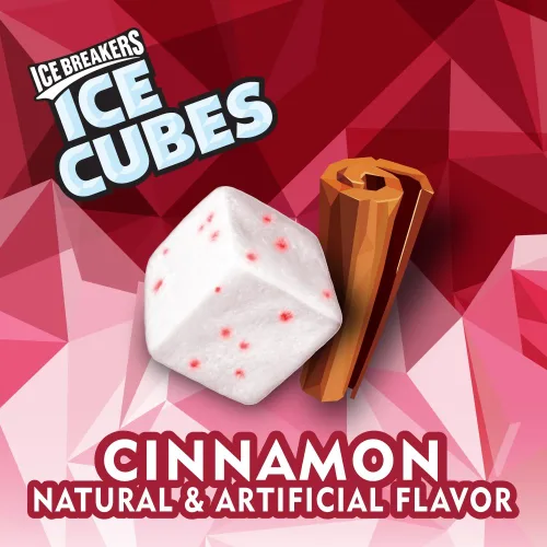 Miniatura 4 de ICE BREAKERS Ice Cubes - Botellas de goma de mascar sin azúcar y canela (6 unidades, 40 piezas) y Ice Breakers Ice Cubes Arctic Grape sin azúcar