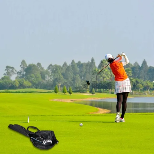 Miniatura 8 de Bolsa de golf Domingo - Campo de conducción Mini campo de entrenamiento práctica de golf Bolsa de viaje Estuche plegable