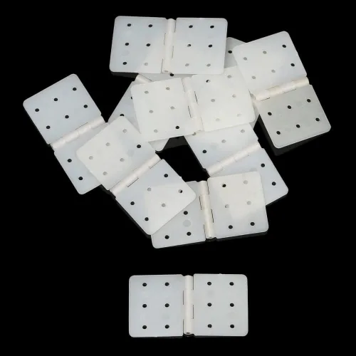 Miniatura 7 de Paquete de 60 bisagras de nailon con clavijas de 3 tamaños para RC modelo de avión modelo de avión Piezas de avión Modelo de ala fija