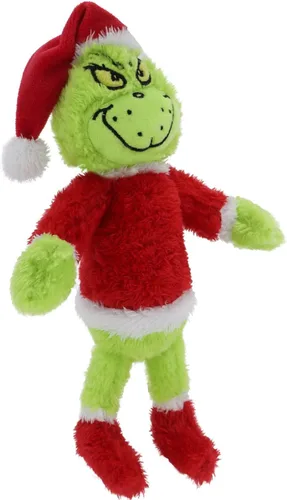 Miniatura 3 de RELIGES Juguete de peluche de monstruo de Navidad verde de 9 pulgadas, suave muñeco de peluche de Navidad para niños y niñas, perfecto para Perro