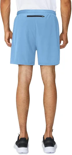 Miniatura 3 de baleaf Pantalones cortos deportivos de running y entrenamiento de 5 pulgadas para hombre, ligeros con bolsillo con cremallera